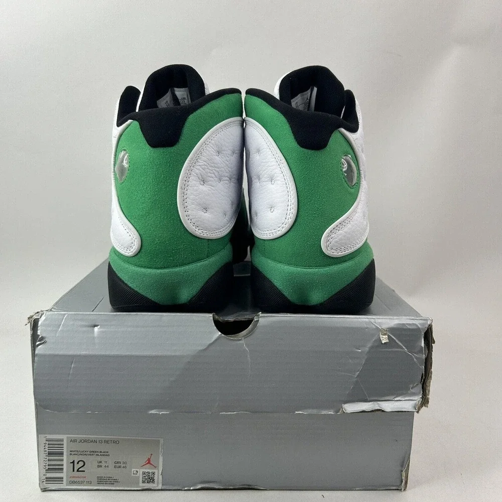 Nike Shoes Air Jordan 13 Retro "White Lucky Green" 2024 - Picture 4 of 5